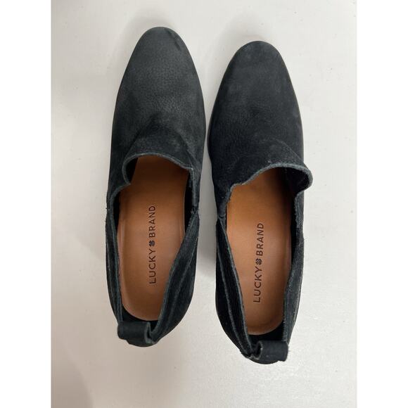 Lucky Brand Vennia Leather Ankle Boots Women's Size 8 - Picture 6 of 10